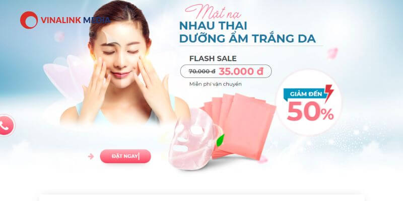 Website giới thiệu mỹ phẩm